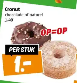 Poiesz Cronut chocolade of naturel aanbieding