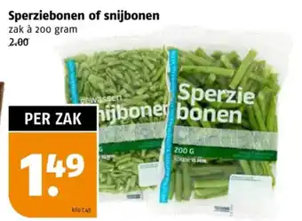 Poiesz Sperziebonen of snijbonen aanbieding