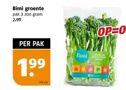 Poiesz Bimi groente aanbieding