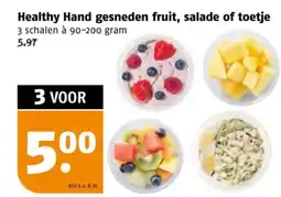 Poiesz Healthy Hand gesneden fruit salade of toetje aanbieding