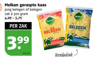 Poiesz Melkan geraspte kaas aanbieding