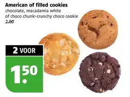 Poiesz American of filled cookies aanbieding