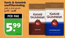 Poiesz Kanis & Gunnink snelfiltermaling aanbieding