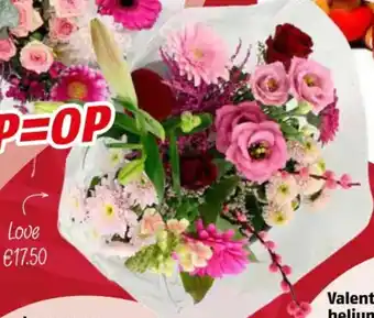 Poiesz Valentijn boeketten Love aanbieding