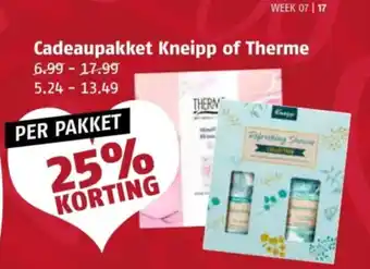 Poiesz Cadeaupakket Kneipp of Therme aanbieding