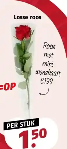 Poiesz Losse roos aanbieding