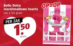 Poiesz Bello dolce marshmallows hearts aanbieding