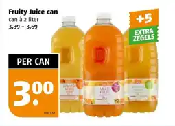 Poiesz Fruity Juice can aanbieding