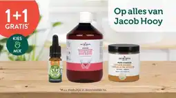 Holland & Barrett 1+1 GRATIS Op alles van Jacob Hooy aanbieding