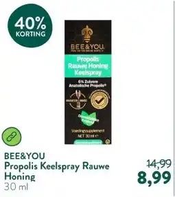 Holland & Barrett Propolis Keelspray Rauwe Honing aanbieding