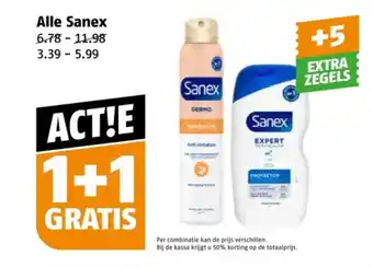 Poiesz Alle Sanex aanbieding