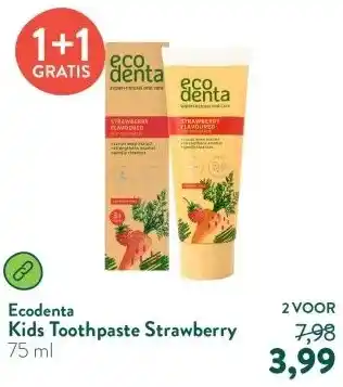 Holland & Barrett Kids Toothpaste Strawberry aanbieding