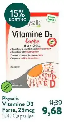 Holland & Barrett Vitamine D3 Forte, 25mcg aanbieding