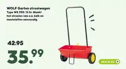 Pets Place WOLF Garten strooiwagen aanbieding