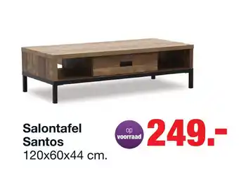 Budget Home Store Salontafel Santos aanbieding