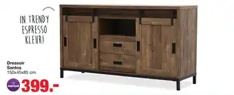 Budget Home Store Dressoir Santos 2 deuren en 2 laden aanbieding