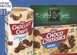 Combi Nestlé Choco Crossies, Choclait Chips oder After Eight aanbieding