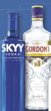 Combi Skyy Vodka oder Gordon's Gin aanbieding