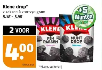 Poiesz Klene drop aanbieding