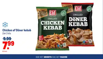 Makro Chicken of doner kebab aanbieding