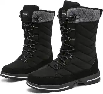 Amazon Geweo Waterdichte Winterlaarzen voor Dames Warme Sneeuwlaarzen Winter Snow Boots Antislip 37-42 aanbieding