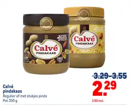 Makro Calvé pindakaas aanbieding