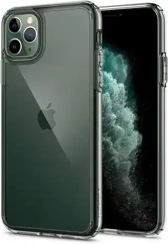 Amazon Spigen Ultra Hybrid hoesje Compatibel met iPhone 11 Pro -Crystal Clear aanbieding