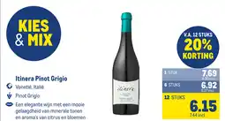 Makro Itinera Pinot Grigio aanbieding