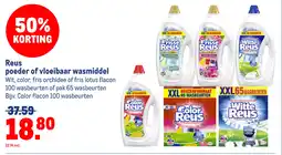 Makro Reus poeder of vloeibaar wasmiddel aanbieding