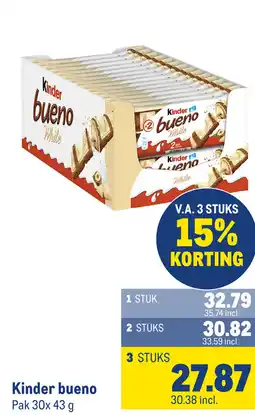 Makro Kinder bueno aanbieding