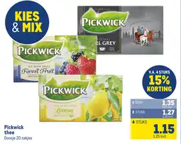 Makro Pickwick thee aanbieding