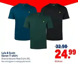 Makro Lyle & Scott heren-T-shirt aanbieding