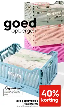 HEMA alle gerecyclede korting klapkratjes aanbieding