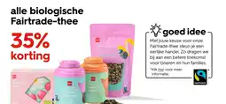 HEMA alle biologische Fairtrade thee aanbieding