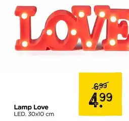 Xenos Lamp Love aanbieding