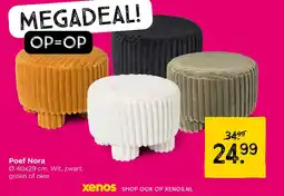 Xenos Poef Nora aanbieding