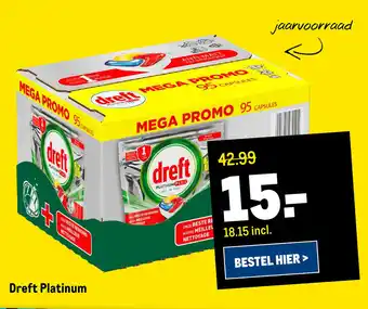 Makro Dreft Platinum aanbieding