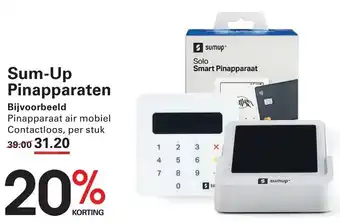 Sligro Sum-Up Pinapparaten aanbieding