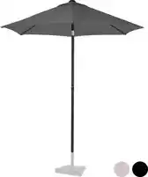 Praxis VONROC Parasol Torbole – Ø200cm – Premium Parasol | Grijs aanbieding