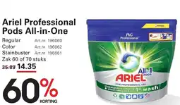 Sligro Ariel Professional Pods All-in-One aanbieding