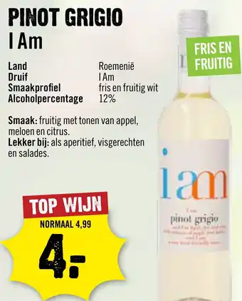 Dirck 3 Pinot grigio I Am aanbieding