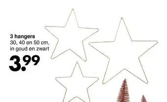 Wibra 3 Hangers 30, 40 En 50 Cm aanbieding