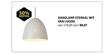 Nijhof Hanglamp Eternal Wit Van Lucide 50% Korting aanbieding