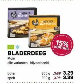 Ekoplaza Bladerdeeg Moin 15% Korting 300g aanbieding