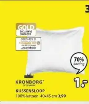 Jysk Kussensloop 70% Korting aanbieding