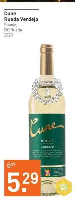 Gall & Gall Cune Rueda Verdejo Spanje, DO Rueda 2020 aanbieding