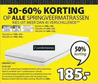 Jysk Dreamzond Plus S35 50% Korting aanbieding