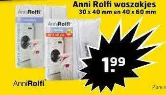 Trekpleister Anni Rolfi Waszakjes aanbieding