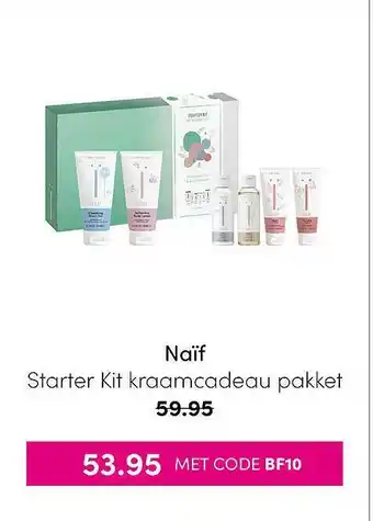 Baby & Tiener Naïf Starter Kit Kraamcadeau Pakket aanbieding