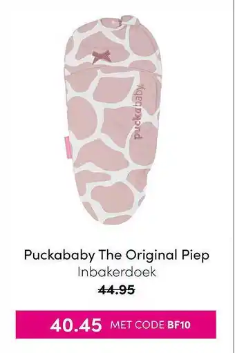 Baby & Tiener Puckababy The Original Piep Inbakerdoek aanbieding